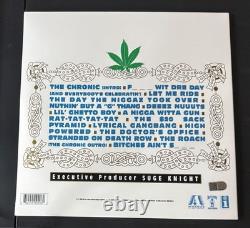 Disque VINYLE Authentique Signé LP Dr. Dre THE CHRONIC Certificat d'Authenticité Inclus