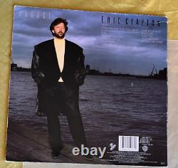 Disque Vinyle 12 Signé Eric Clapton Autographié Août 1986 Guitare Rock Anglais