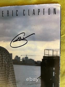 Disque Vinyle 12 Signé Eric Clapton Autographié Août 1986 Guitare Rock Anglais