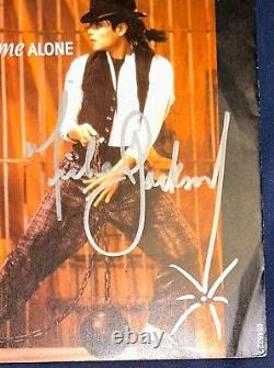 Disque Vinyle 45 RPM Epic signé de Michael Jackson 'Leave Me Alone' 1988