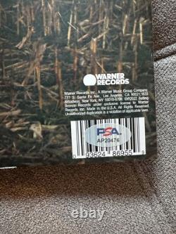 Disque Vinyle American Heartbreak Signé par Zach Bryan avec Certificat PSA/DNA #AP20476