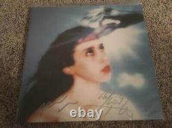 Disque Vinyle Blanc Signé Autographié de Magdalena Bay Imaginal Disk NEUF