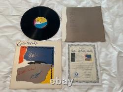 Disque Vinyle LP Abacab de Genesis Autographié - avec COA et encadré