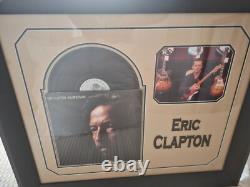 Disque Vinyle LP Autographié d'Eric Clapton Journeyman Signé à la Main - SANS COA
