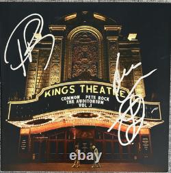 Disque Vinyle Signé de Common & Pete Rock The Auditorium Jsa Coa