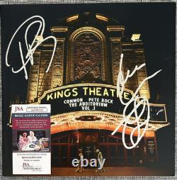 Disque Vinyle Signé de Common & Pete Rock The Auditorium Jsa Coa
