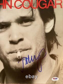 Disque/album/vinyle signé/autographié de John Cougar PSA AF33159
