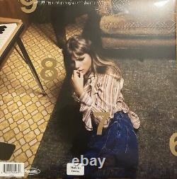 Disque en vinyle Mahogany Marble de Taylor Swift Midnights avec photo signée à la main scellée