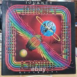 Disque vinyle AUTOGRAPHIÉ JOURNEY Departure 1980 LP Vintage Original