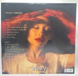 Disque vinyle Eternal Sunshine signé par Ariana Grande, autographié avec signature complète, certificat JSA COA