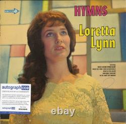 Disque vinyle HYMNS signé de Loretta Lynn, ACOA