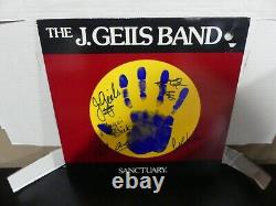 Disque vinyle LP Sanctuary signé par le groupe J. Geils (signé par le groupe)