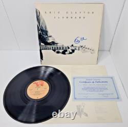 Disque vinyle LP dédicacé d'Eric Clapton Slowhand, signé à la main, certificat d'authenticité inclus