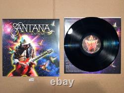 Disque vinyle LP signé par Carlos Santana Sentient