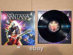 Disque vinyle LP signé par Carlos Santana Sentient