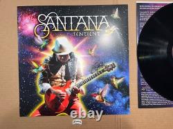 Disque vinyle LP signé par Carlos Santana Sentient