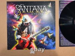Disque vinyle LP signé par Carlos Santana Sentient