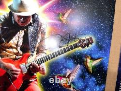 Disque vinyle LP signé par Carlos Santana Sentient