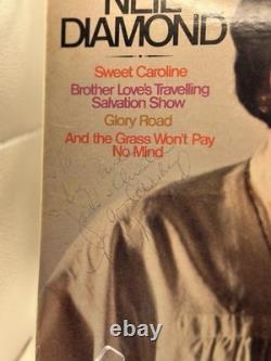 Disque vinyle LP signé par Neil Diamond Sweet Caroline avec certificat d'authenticité JSA Autographe rare