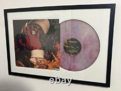 Disque vinyle Post Malone du 26 août, signé et dédicacé GTP, encadré, autographe
