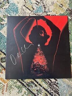 Disque vinyle S/T de Black Christmas signé par Olivia Hussey, autographe rare de Death Waltz