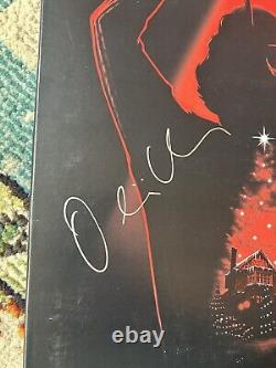 Disque vinyle S/T de Black Christmas signé par Olivia Hussey, autographe rare de Death Waltz
