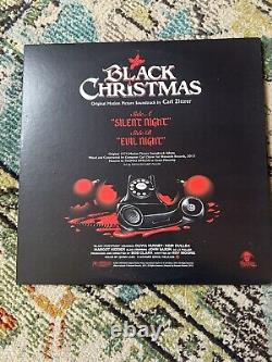 Disque vinyle S/T de Black Christmas signé par Olivia Hussey, autographe rare de Death Waltz