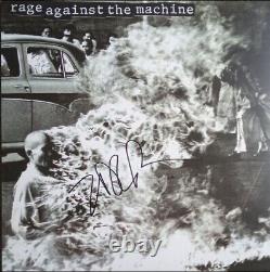 Disque vinyle dédicacé Zack De La Rocha de Rage Against The Machine