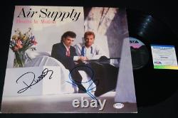 Disque vinyle dédicacé d'Air Supply (Hitchcock & Russell) Psa Dna