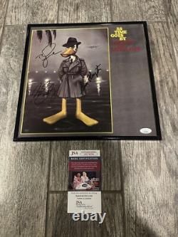 Disque vinyle dédicacé encadré de Little Feat avec certificat d'authenticité JSA, autographe du groupe 3x rare