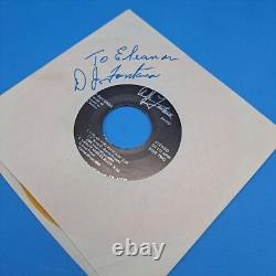 Disque vinyle jaune autographed de la DJ Fontana Band, signé par DSP Records, collectionneur.