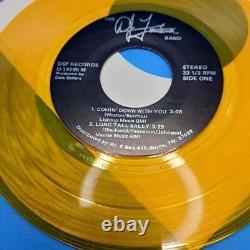 Disque vinyle jaune autographed de la DJ Fontana Band, signé par DSP Records, collectionneur.
