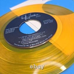 Disque vinyle jaune autographed de la DJ Fontana Band, signé par DSP Records, collectionneur.