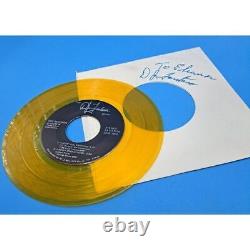 Disque vinyle jaune autographed de la DJ Fontana Band, signé par DSP Records, collectionneur.