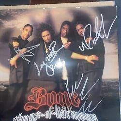 Disque vinyle signé de Bone Thugs N Harmony LP Bizzy Krayzie Wish autographe