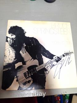 Disque vinyle signé et autographié de Bruce Springsteen, Born to Run