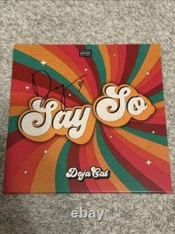 Doja Cat Say So Vinyle LP (SIGNÉ) Couverture + Vinyle Simple 12' Scellé Autographié