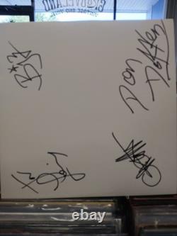 Dokken disque vinyle LP de test pressage autographié Heaven Comes Down rare métal