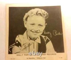 Dolly Parton's 1957 Historic 1er Enregistrement Puppy Love Age 11 Withreal Autograph