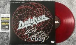 Don Dokken VINYLE Breaking The Chains SIGNÉ JSA COA Disque LP Autographié