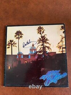 Don Henley Autographied Vinyl 1976 Hôtel California-signé Eagles Avec Coa