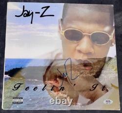 Doute Raisonnable Vinyle Signé Jay-Z Disque Autographié Album Couverture Auto PSA