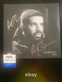 Drake Signé Autographied Scorpion Vinyl Album Record Psa/dna Authentifié
