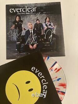 EVERCLEAR Autographe Le Meilleur De Splatter Vinyle LP Santa Monica