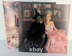 En main ! Wicked La bande originale LP Vinyle Signé ARIANA GRANDE & CYNTHIA ERIVO US