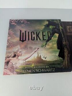 En main ! Wicked La bande originale LP Vinyle Signé ARIANA GRANDE & CYNTHIA ERIVO US