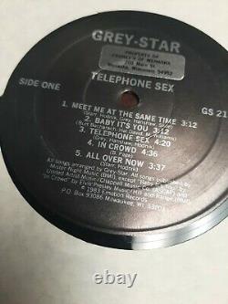 Enregistrement Signé Vinyl Super Rare Grey Star Téléphone Sexe Signé Par Ruby Starr Vg