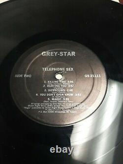 Enregistrement Signé Vinyl Super Rare Grey Star Téléphone Sexe Signé Par Ruby Starr Vg