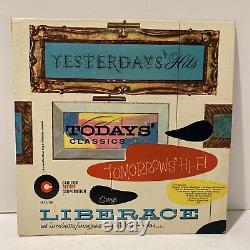 Enregistrement vinyle LP Autographié de GEORGE LIBERACE - Les succès d'hier, les classiques d'aujourd'hui.