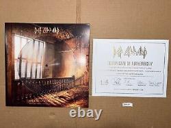 Enregistrement vinyle LP signé autographié de Def Leppard: Pyromania, Hysteria, Adrenalize
